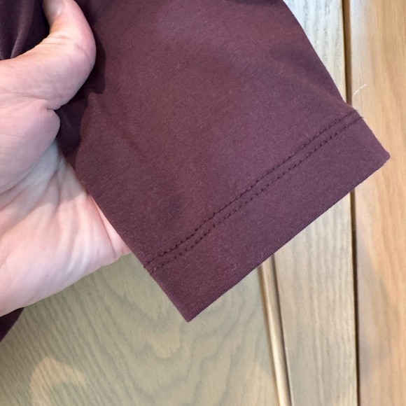 Cuts Clothing Pyca Pro Long Sleeve Henley Elongated Maroon Pullover / xlarge - Picture 3 of 10